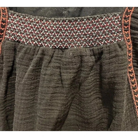 Old‎ navy black heirloom embroidered dress size Small - Picture 3 of 8